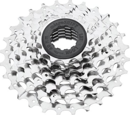 Cassetta Microshift 7 velocità 12-28 Argento