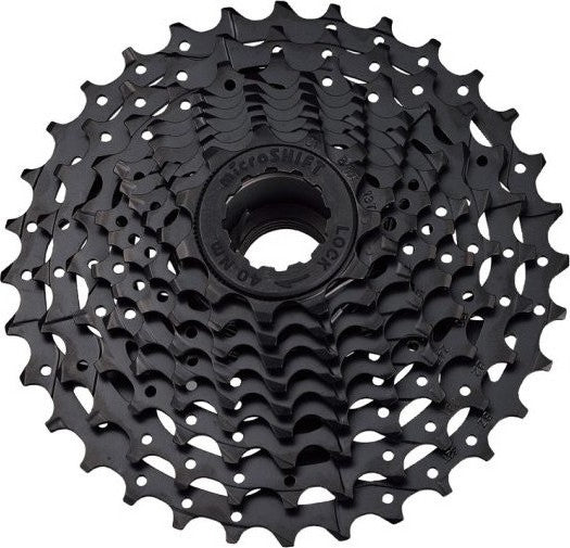 Cassetta da strada Microshift 8 velocità 11-28 R8 Nera