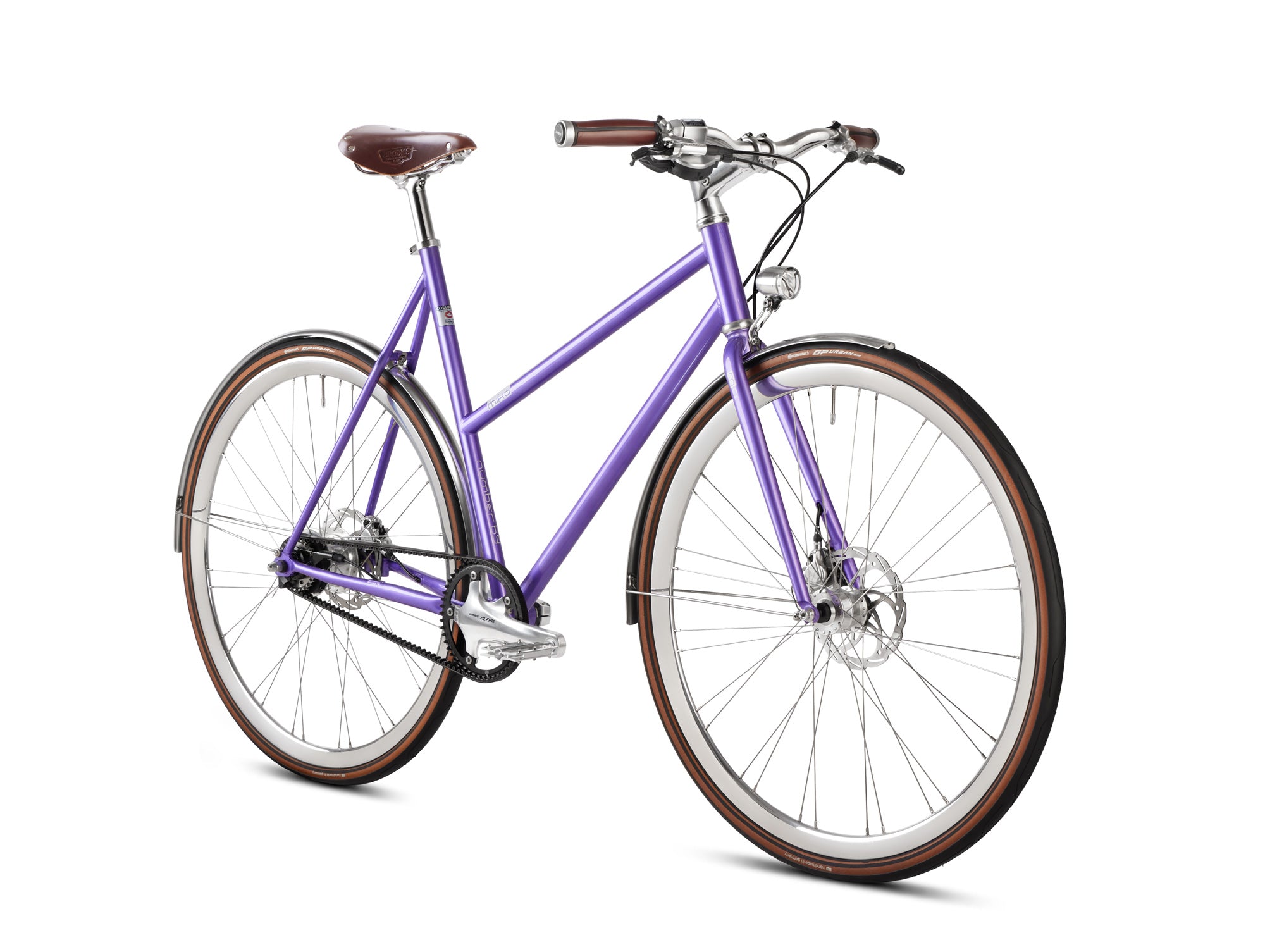 Bicicleta urbana Mikamaro Deluxe con correa mixta de 11 velocidades