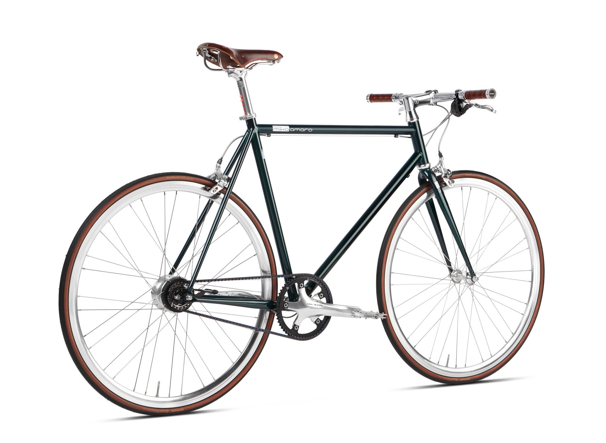 Bicicleta urbana Mikamaro de 8/11 velocidades con transmisión por correa