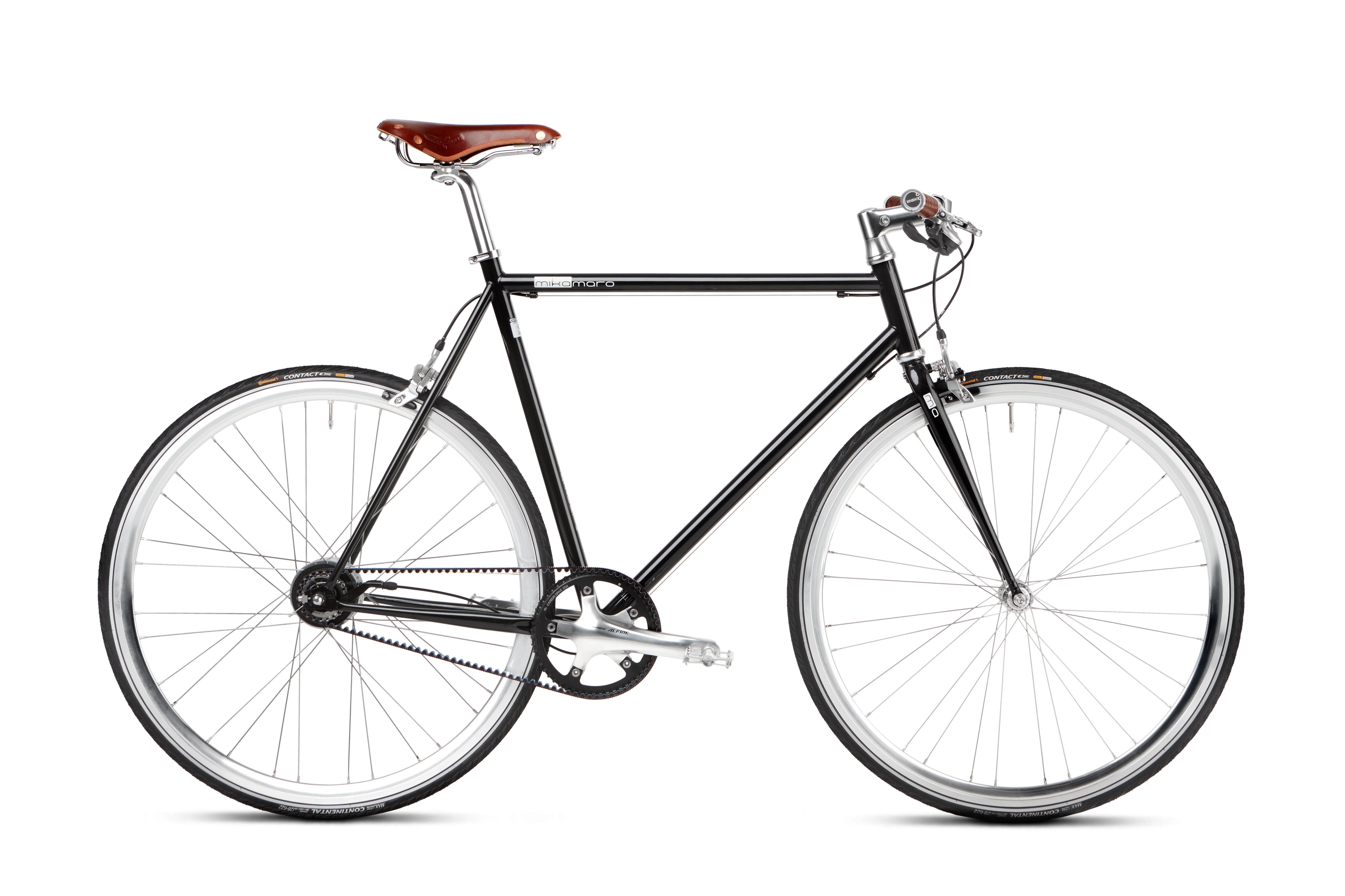 Bicicleta urbana Mikamaro de 8/11 velocidades con transmisión por correa
