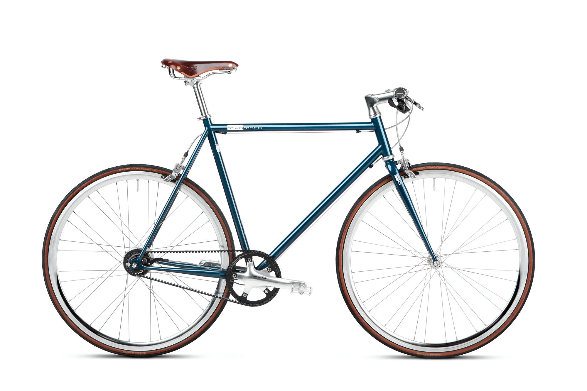 Bicicleta urbana Mikamaro de 8/11 velocidades con transmisión por correa