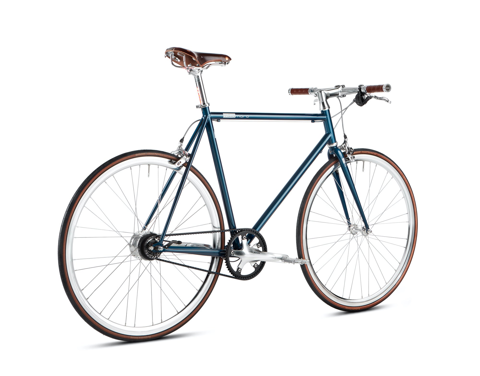 Bicicleta urbana Mikamaro de 8/11 velocidades con transmisión por correa