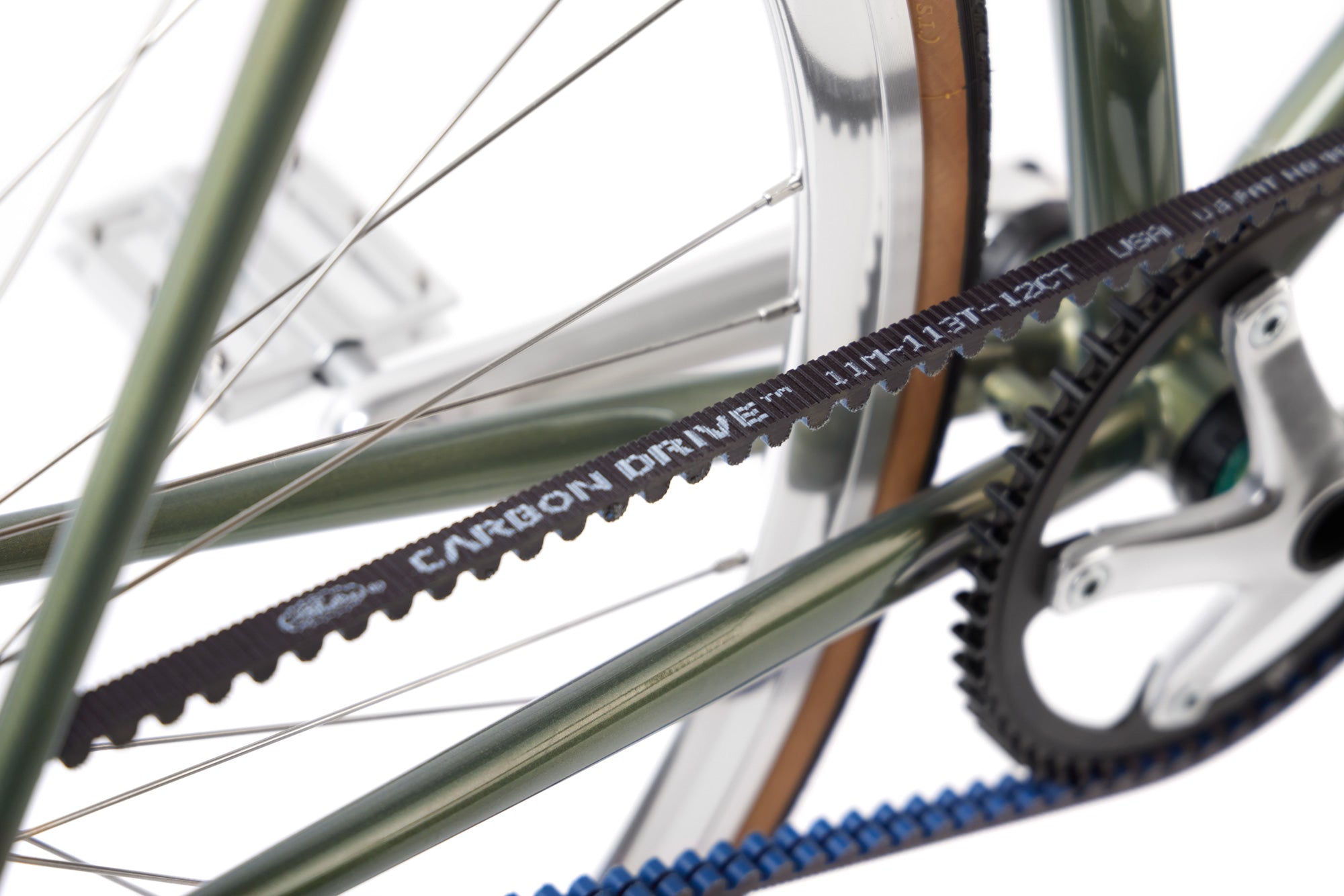 Bicicleta de una sola velocidad con transmisión por correa Mikamaro
