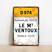 Mont Ventoux - Enseigne Vélo Style Vintage