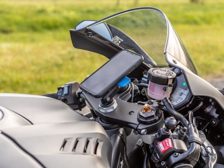 Motorcycle Quad Lock Fork Stem Mount