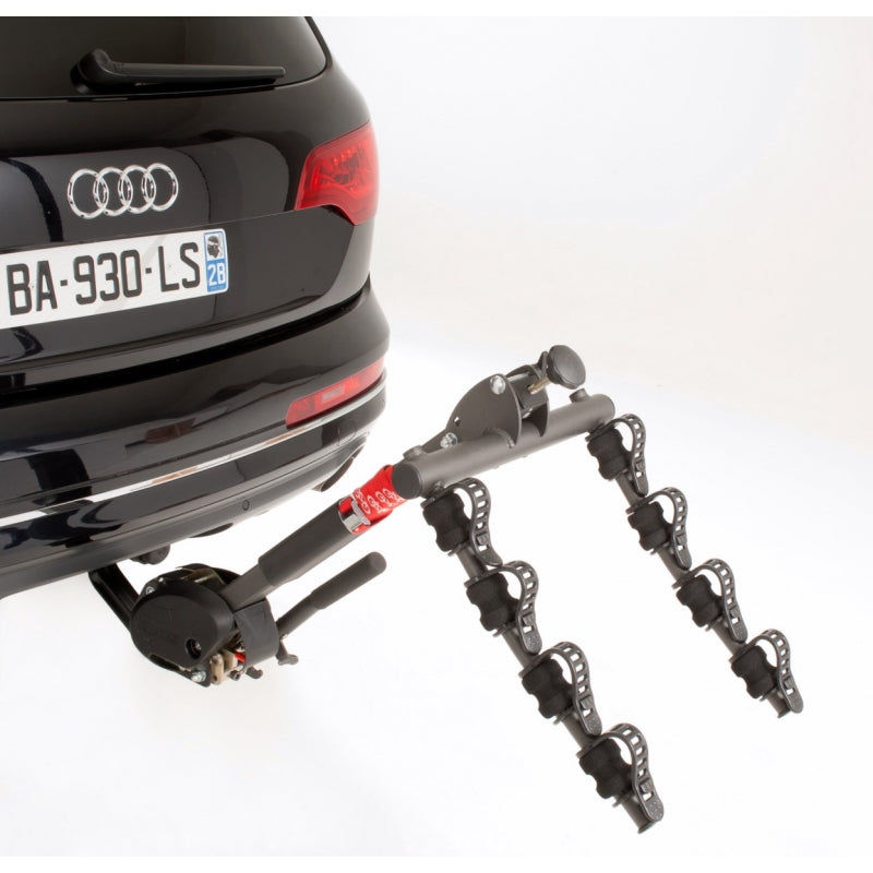 Mottez-Kupplungsfahrradträger für 4 Fahrräder