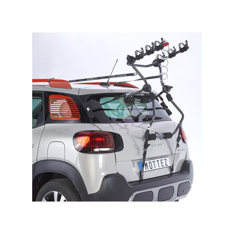 Mottez Shiva roof rack-mounted tailgate bike rack