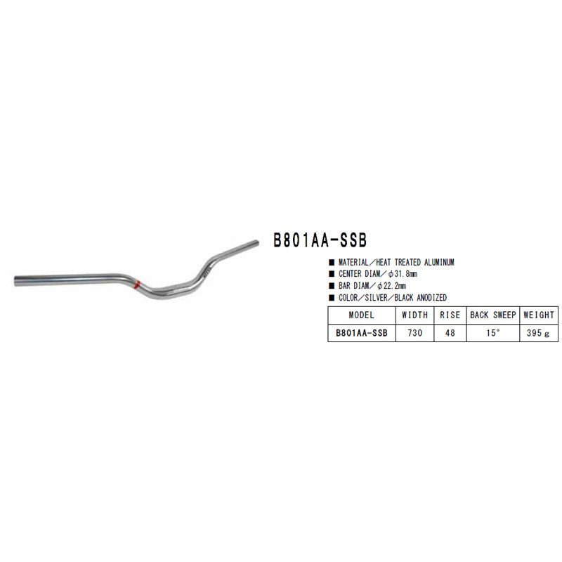 Nitto B801AA SSB Handlebar – Hirondelle Bike Shop