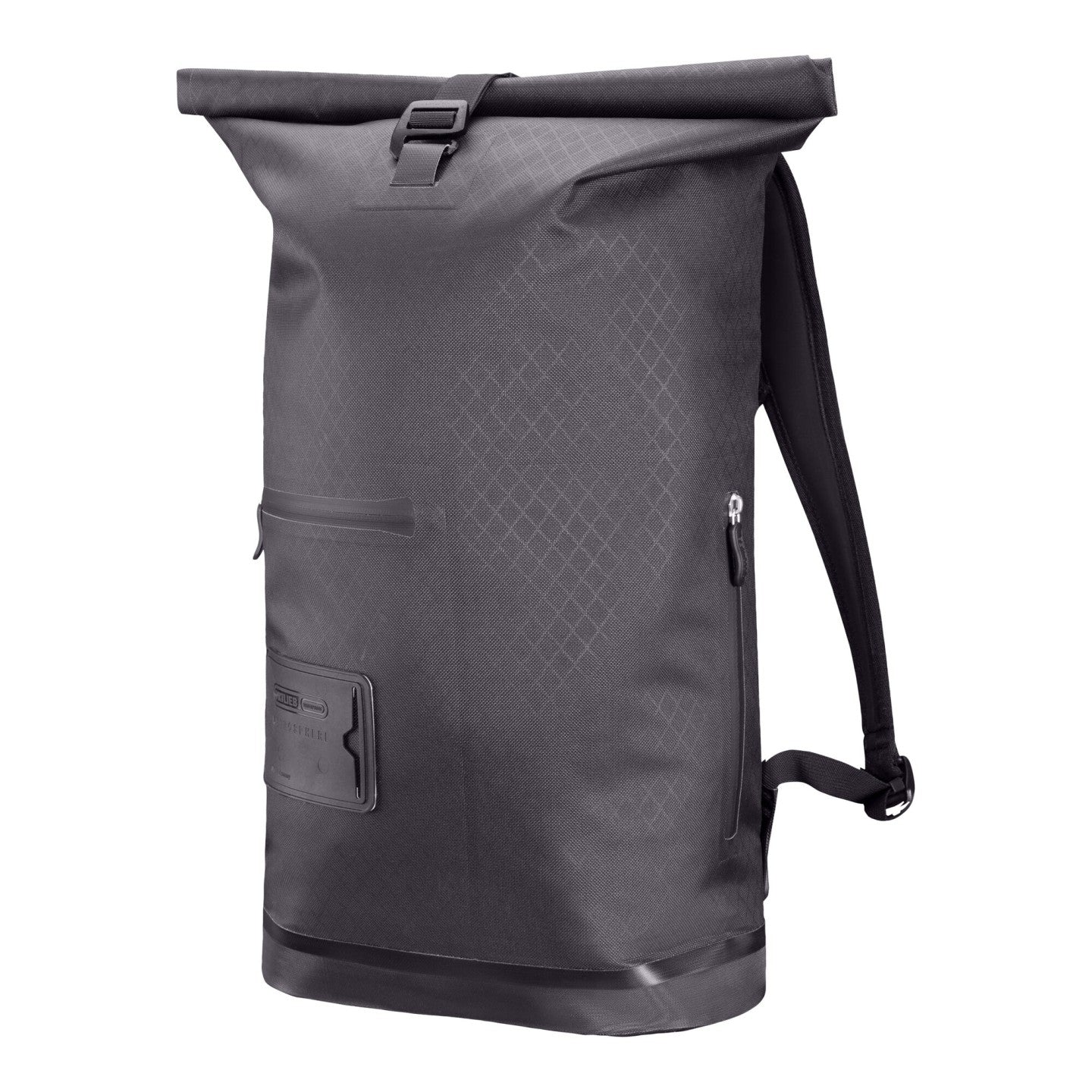 Ortlieb Atrack Metrosphere 34L black-embossed waterproof backpack front