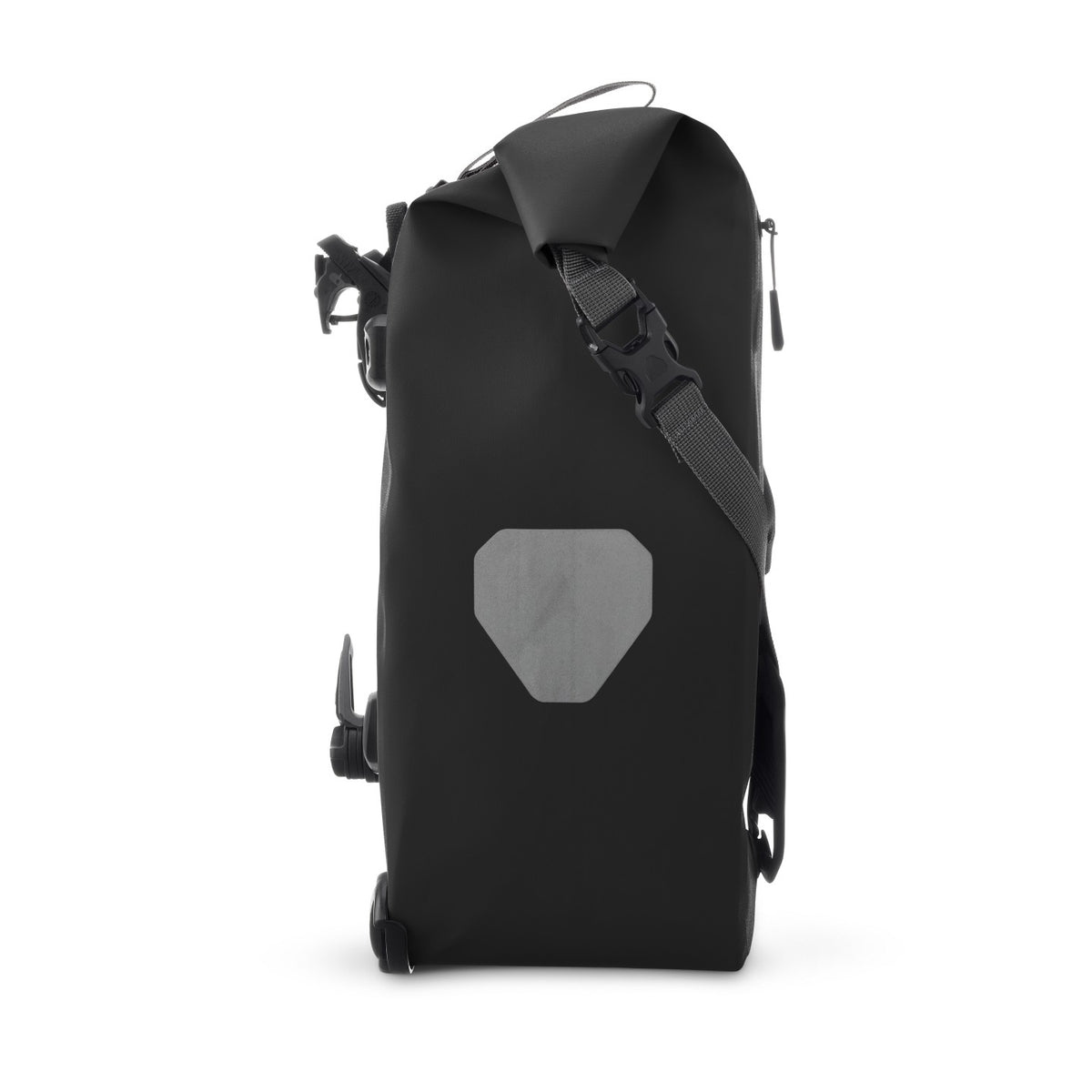 Ortlieb Back-Roller 20L Zip-Pocket TIDURA Black side with reflector