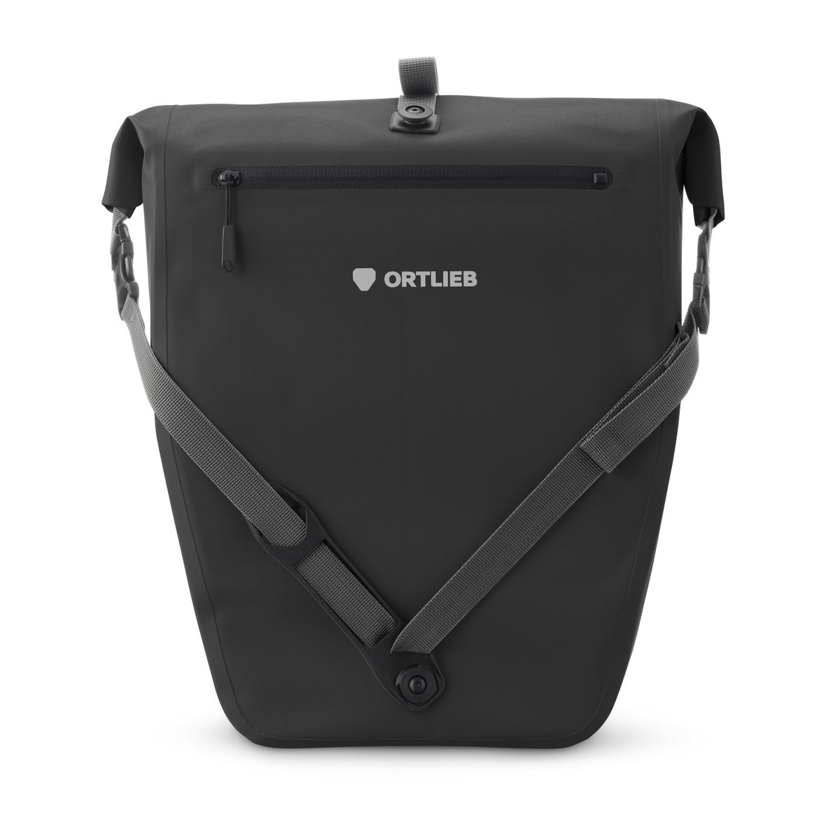 Ortlieb Back-Roller 20L Zip-Pocket TIDURA Black three-quarter view