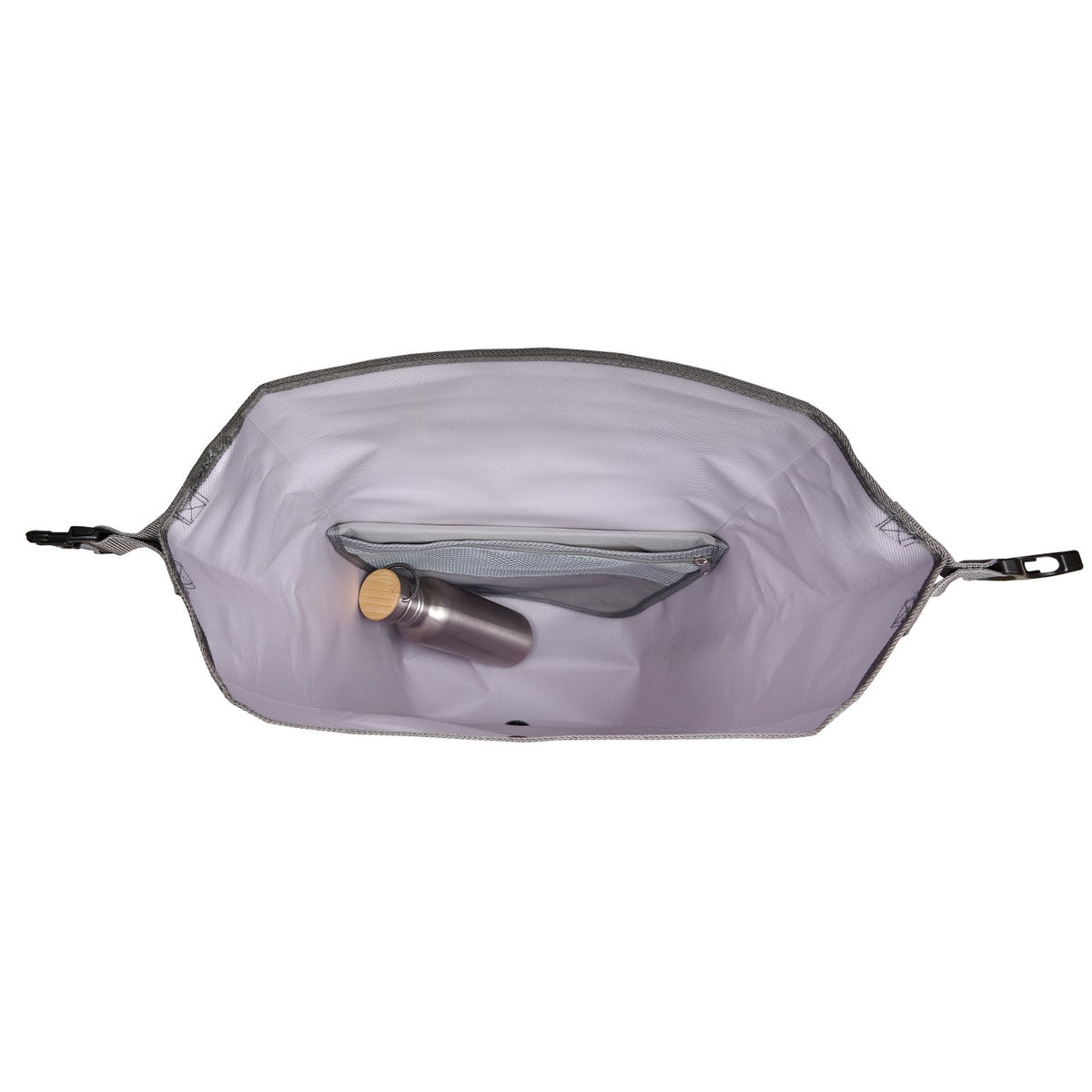 Ortlieb Back-Roller 20L Zip-Pocket TIDURA Lavender interior and mesh pocket