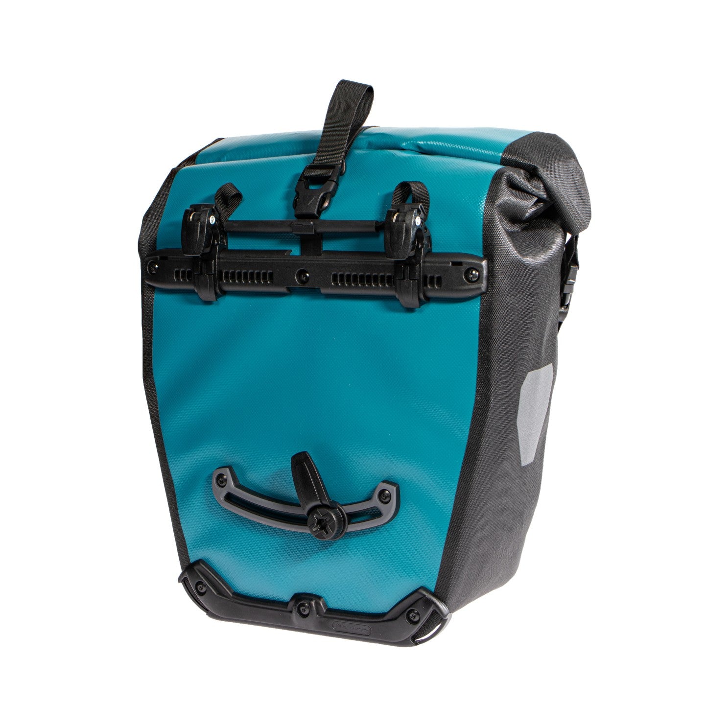 Ortlieb Back-Roller Design Wave Lines petrol-black pattern detail