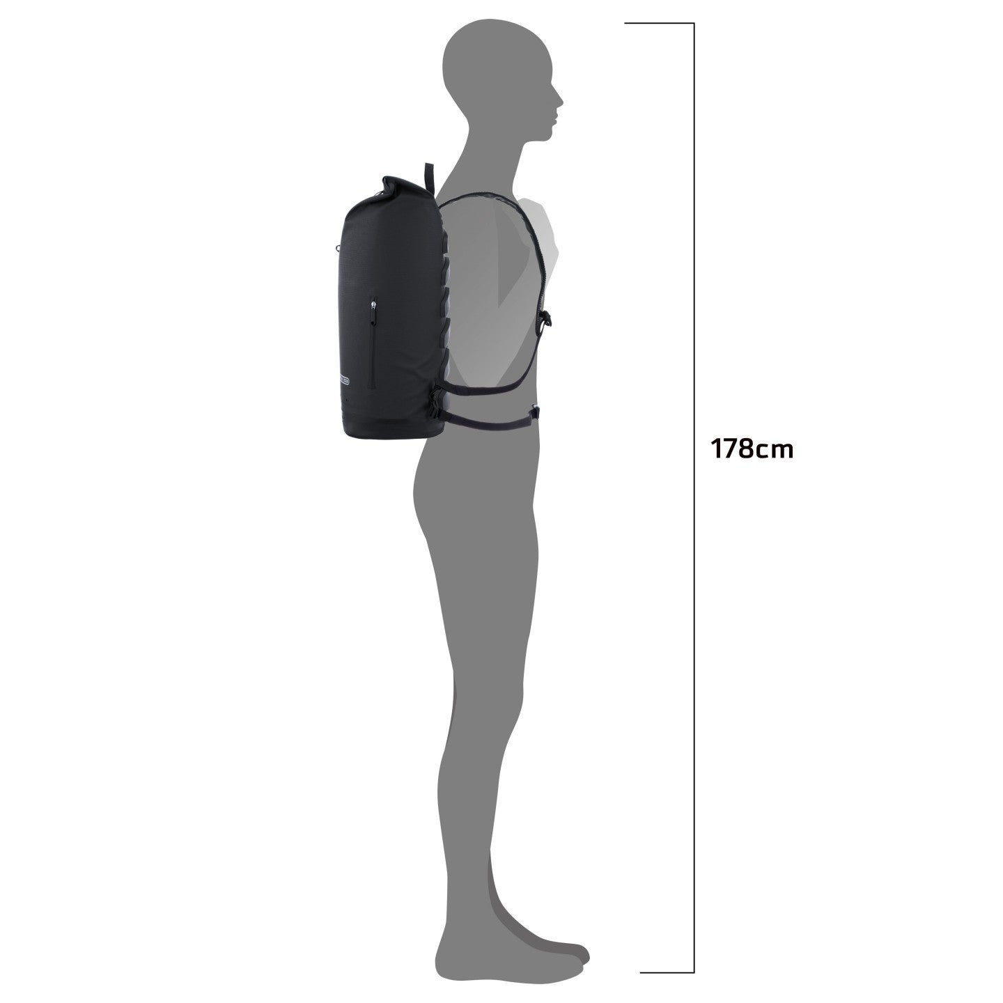 Ortlieb Commuter-Daypack Urban 27L black Cordura Urban material detail