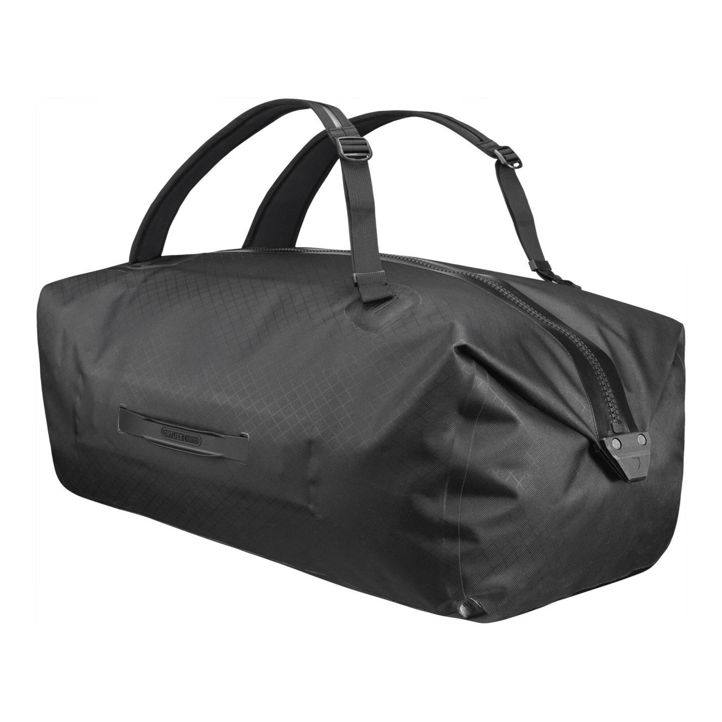 Ortlieb Duffle Metrosphere 60L black-embossed backpack straps
