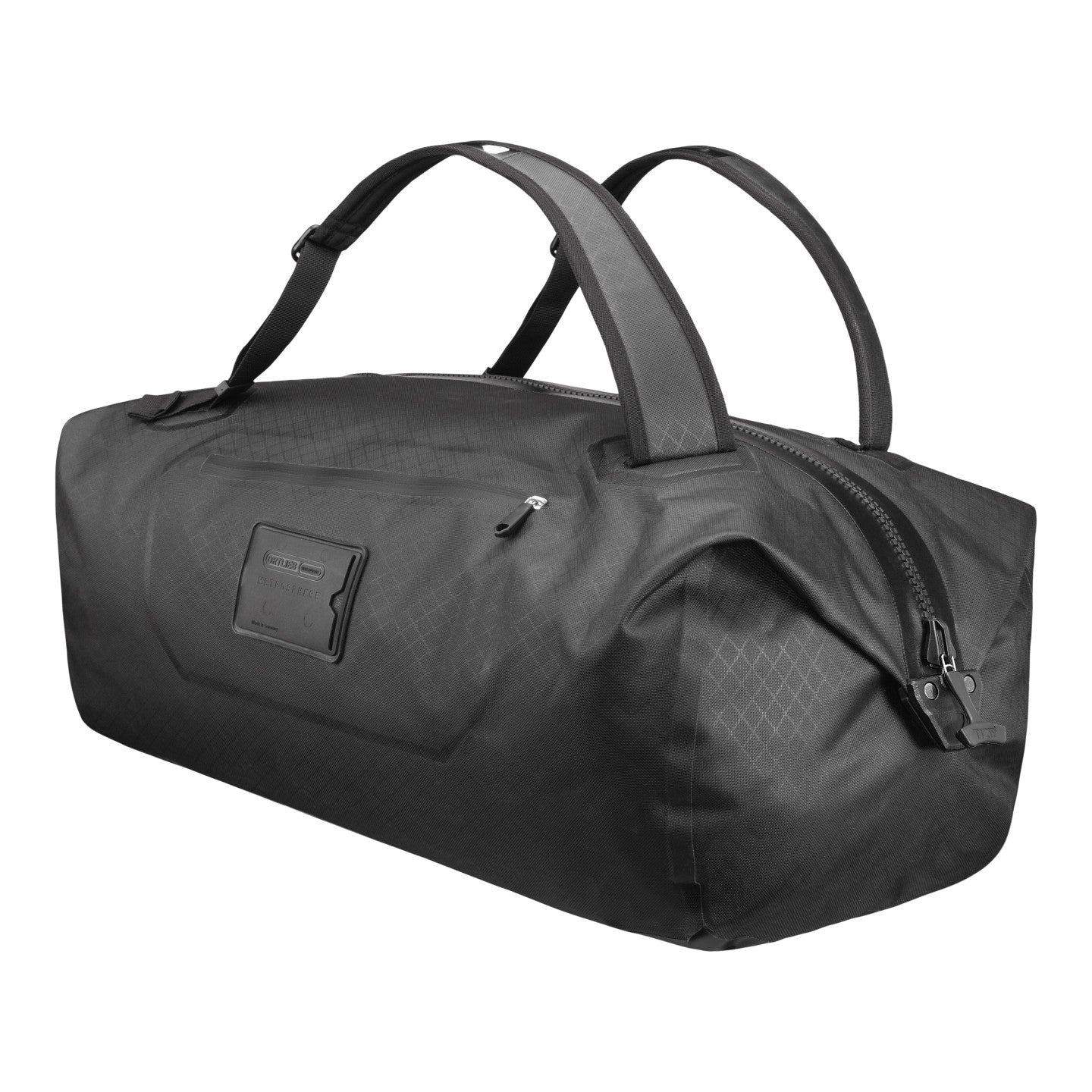 Ortlieb Duffle Metrosphere 60L black-embossed lifestyle travel