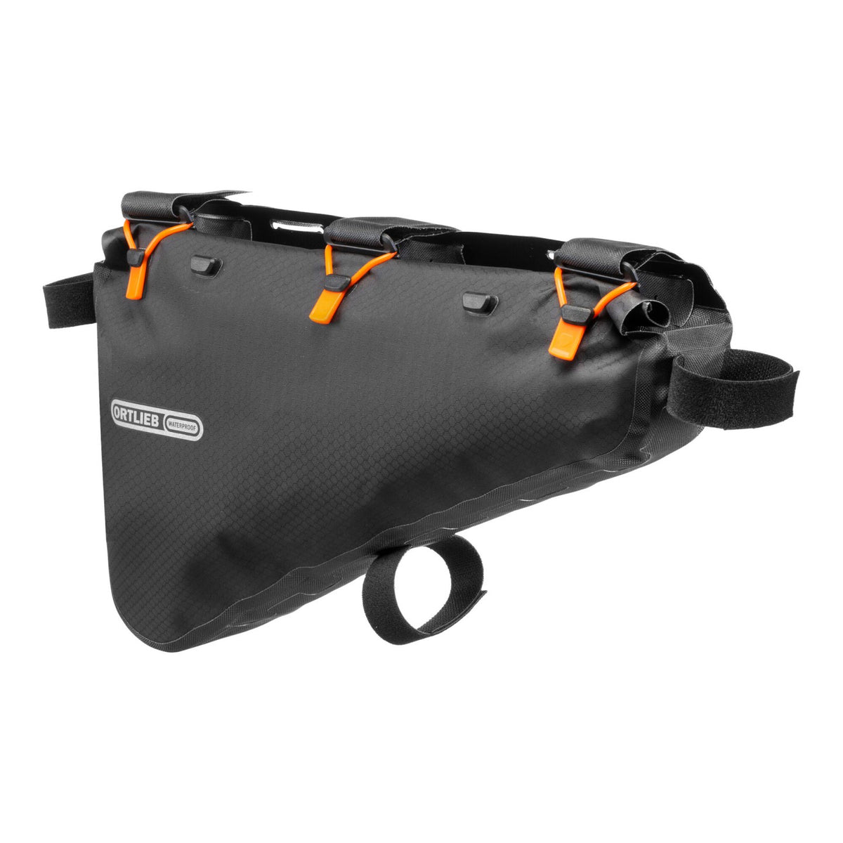 Ortlieb Frame-Pack RC 4L black-matt mounted on bike frame