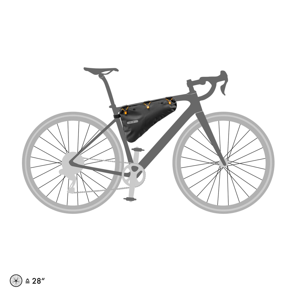 Ortlieb Frame-Pack RC 4L black-matt roll closure silicone rings