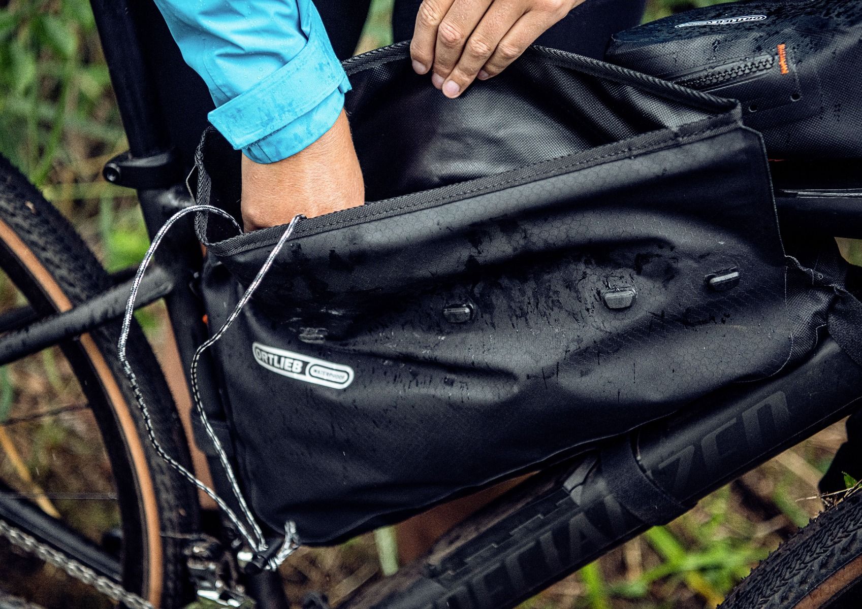 Ortlieb Frame-Pack Bolsa para cuadro RC Negro