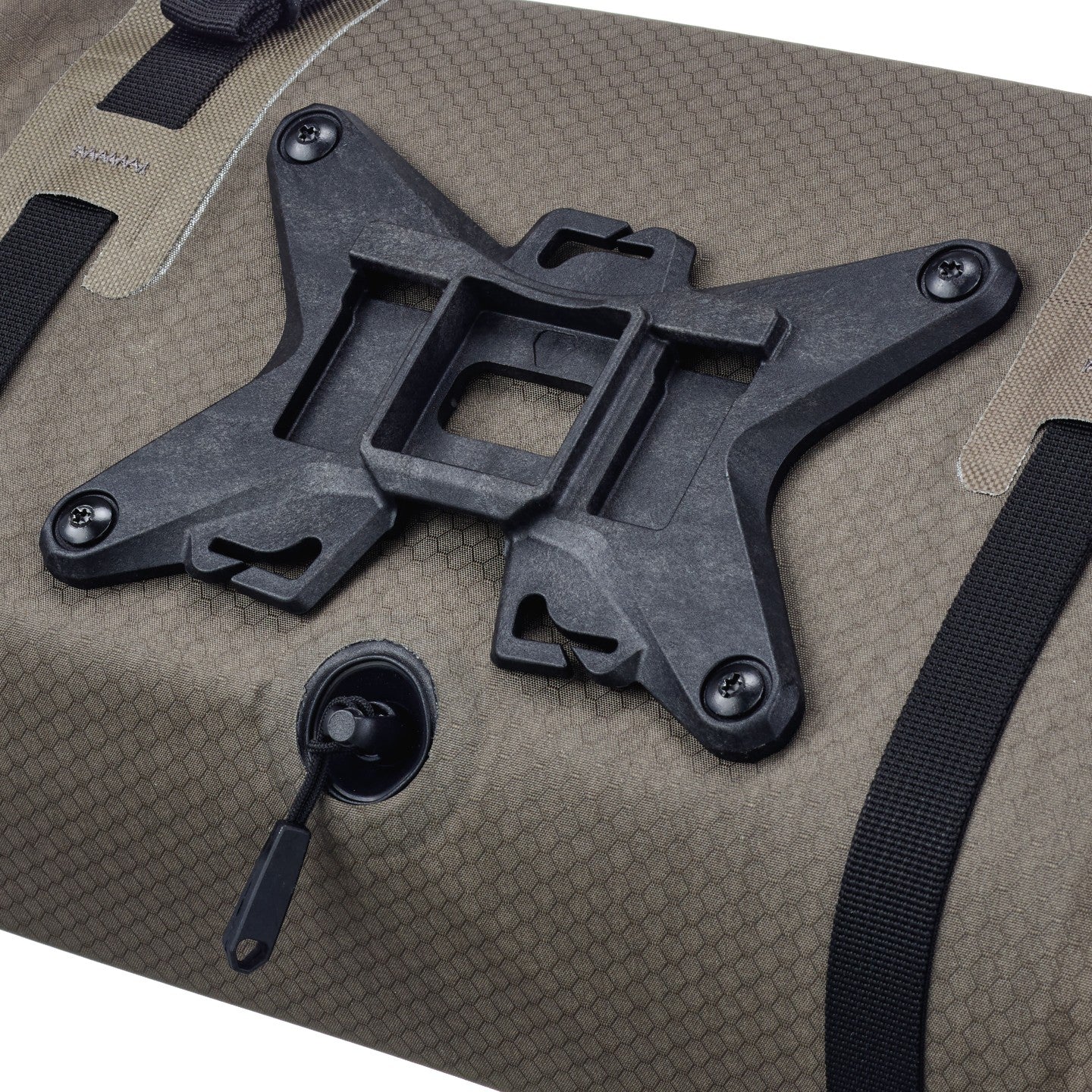 Ortlieb Handlebar-Pack Flex dark-sand compression straps
