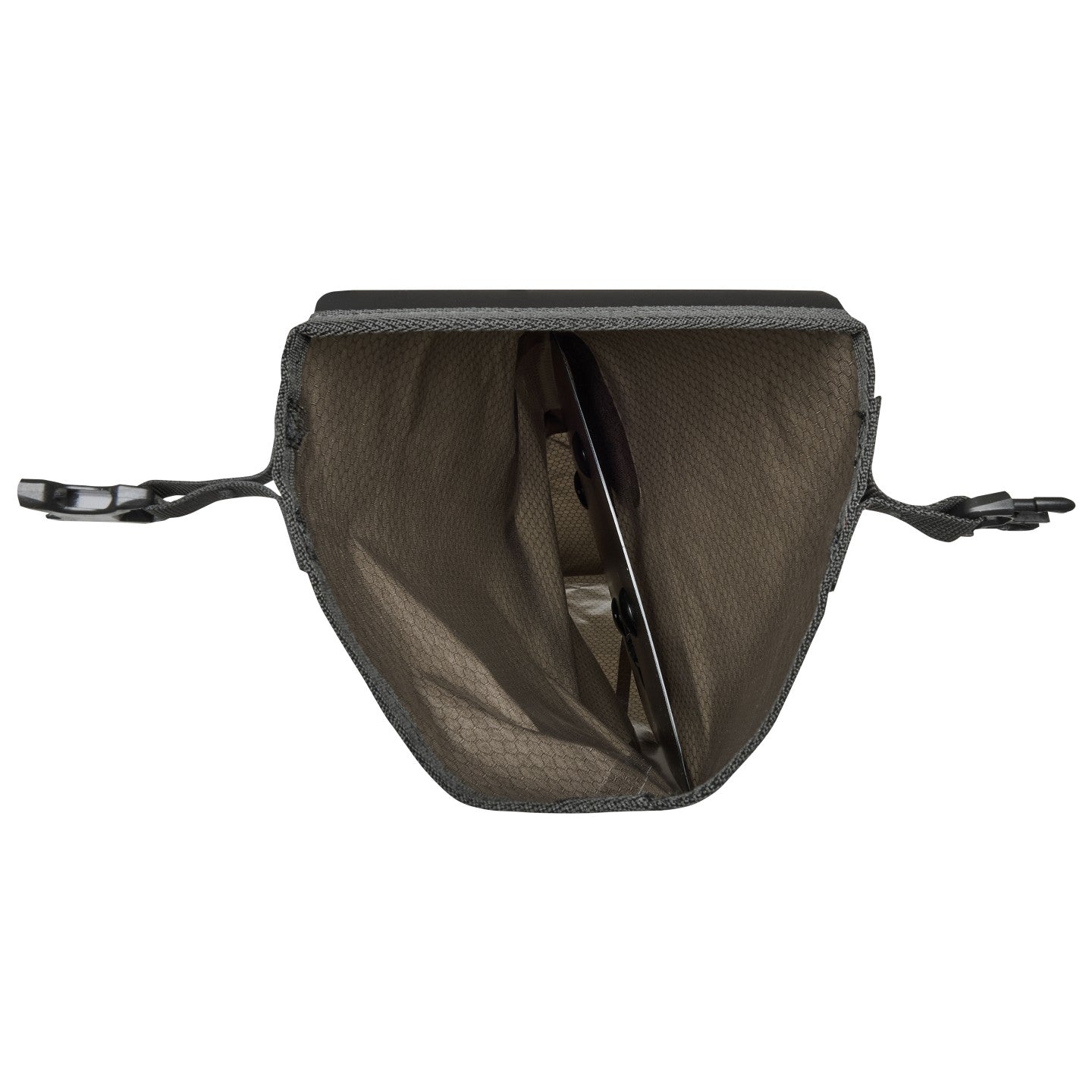 Ortlieb Handlebar-Pack Flex dark-sand on bike