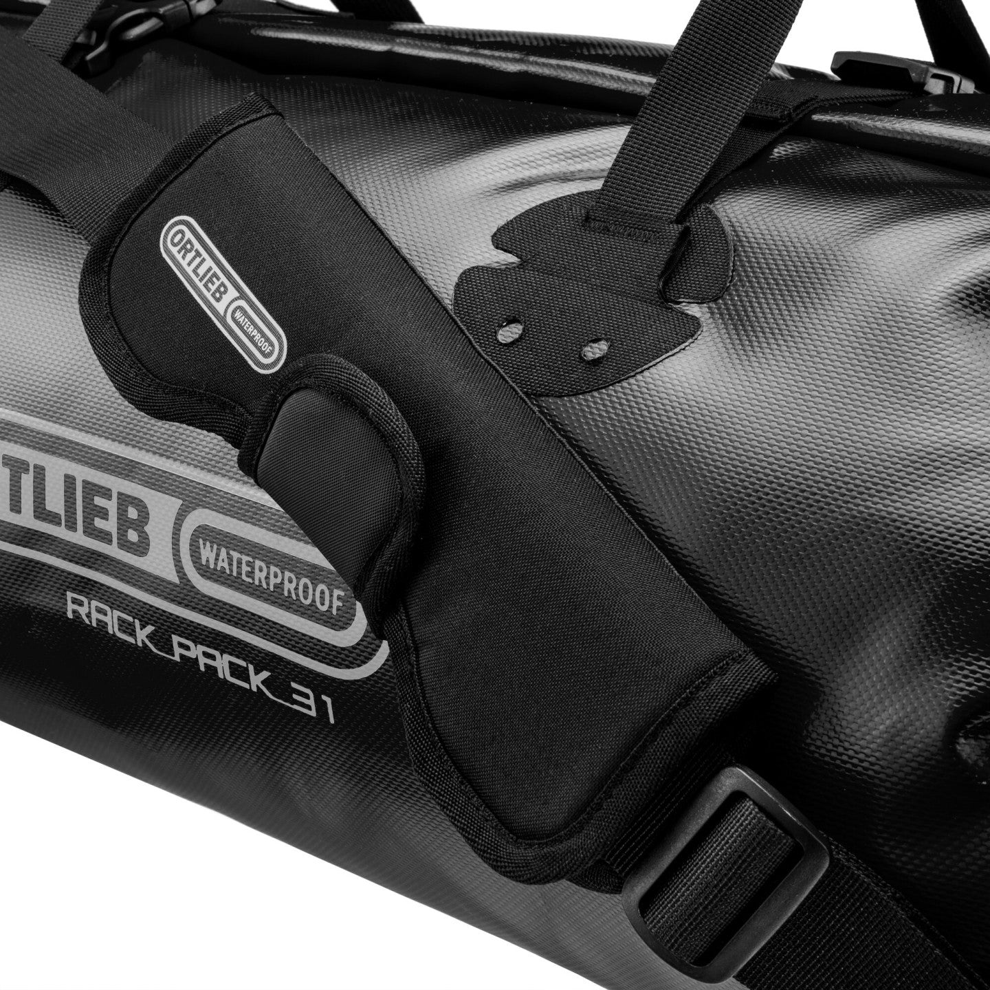 Ortlieb Rack-Pack Classic 31L black mounted on rear rack