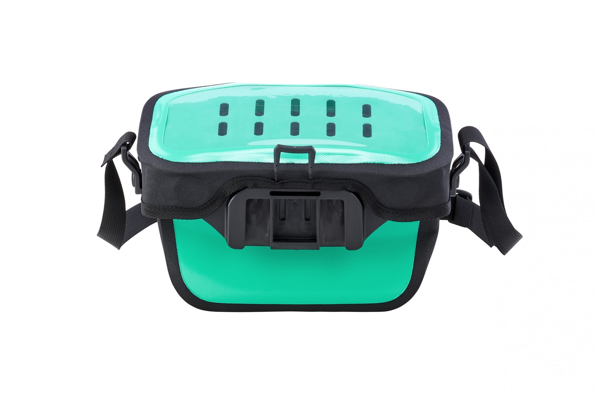 Ortlieb Ultimate Six Free 5L lagoon-black zippered inner pocket with carabiner