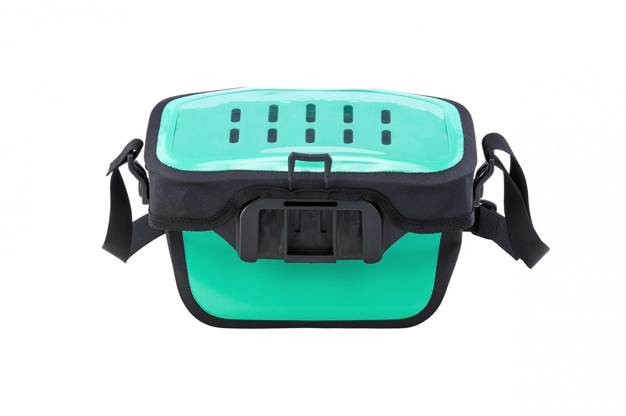 Ortlieb Ultimate Six Free 5L lagoon-black zippered inner pocket with carabiner