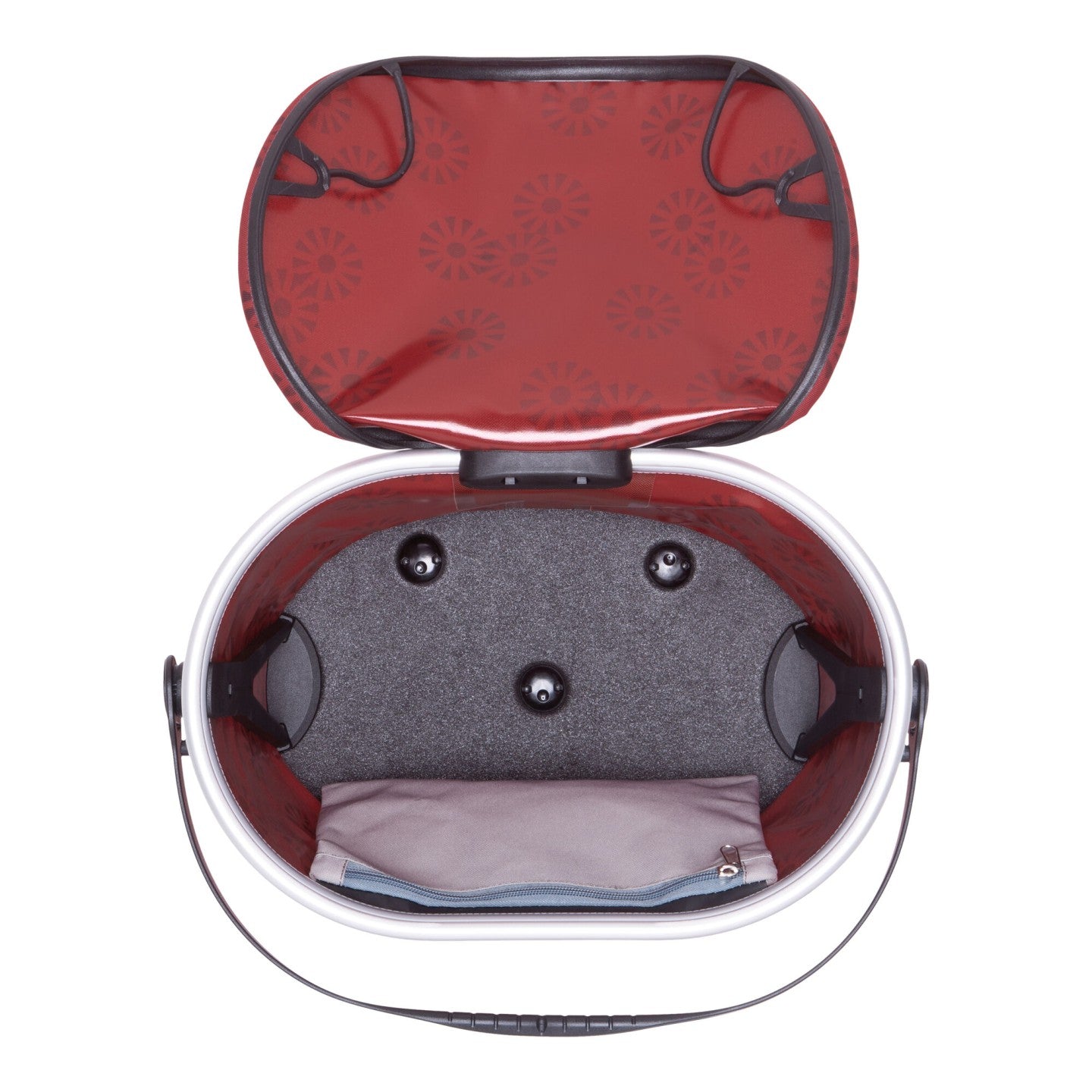 Ortlieb Up-Town Floral 17.5L red rigid inner frame