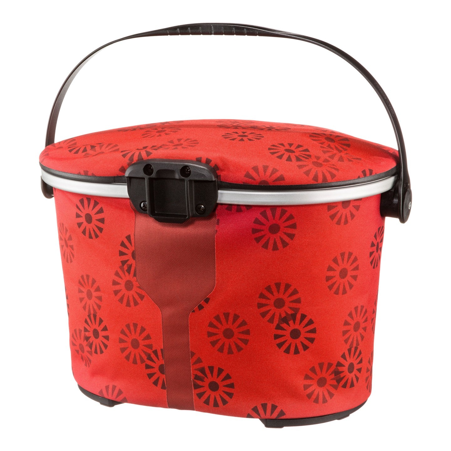 Ortlieb Up-Town Floral 17.5L red interior zippered pocket
