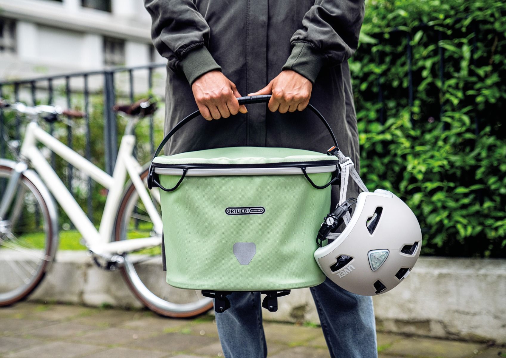 Ortlieb Up-Town Rack City Fahrradkorb hinten zum Befestigen am Gepäckträger
