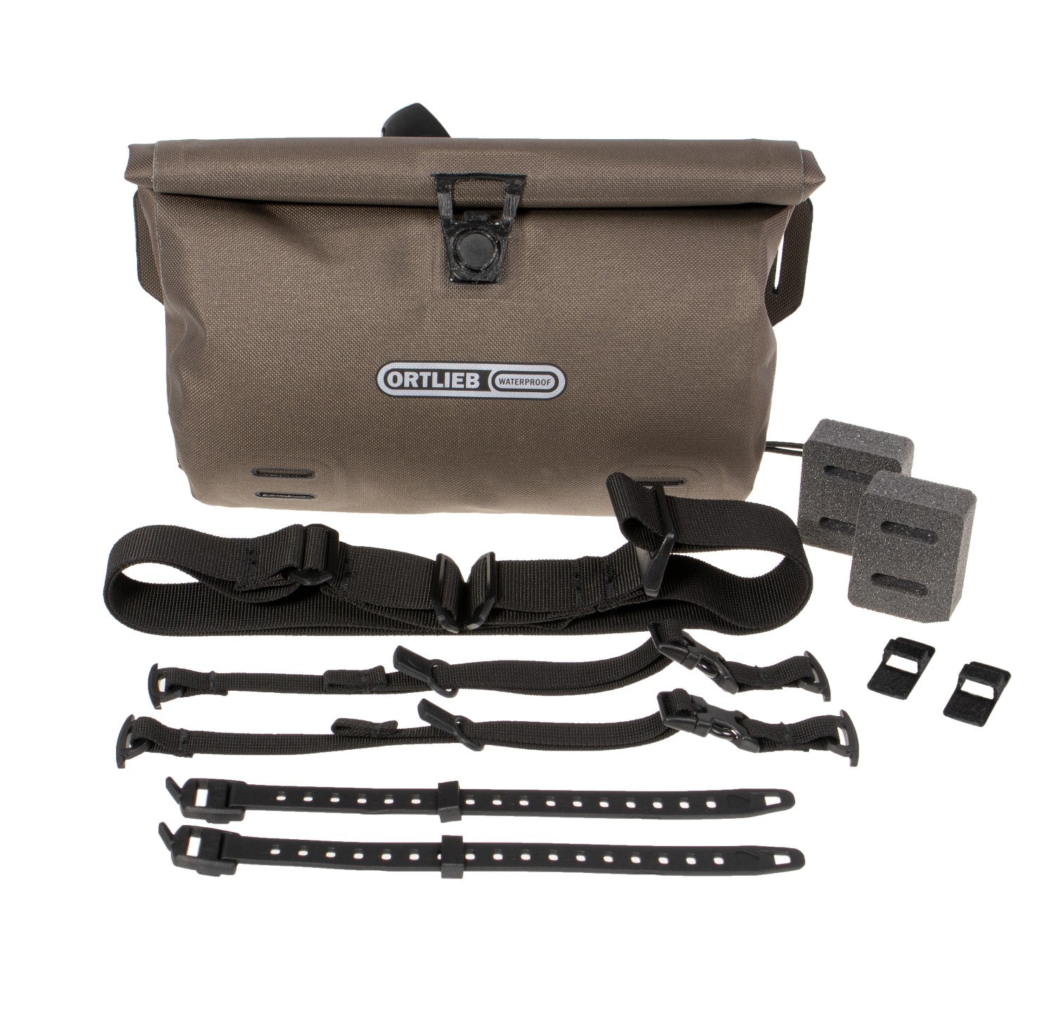Ortlieb Velo-Sling dark-sand waterproof sling bag