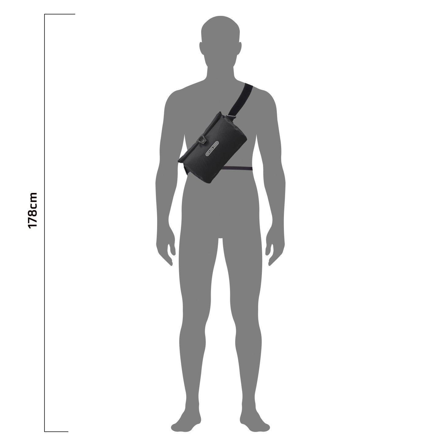 Ortlieb Velo-Sling Flex black Bar-Lock handlebar mount