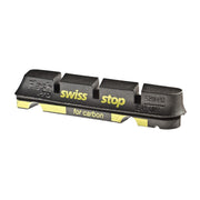 Pack de 4 cartuchos SwissStop tipo Shimano Flash Pro Black Prince para llantas de carbono