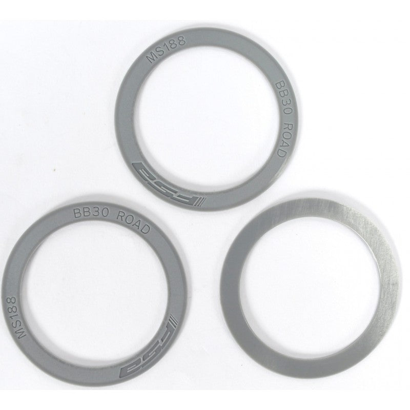 Pack of shims for BB30 bottom bracket