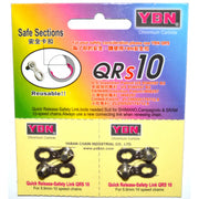 Pack of two quick releases for 10-speed chain