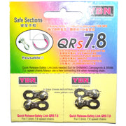 Pack of two quick releases for 7/8 speed chain