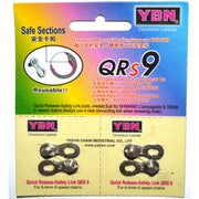 Pack of two quick releases for 9-speed chain