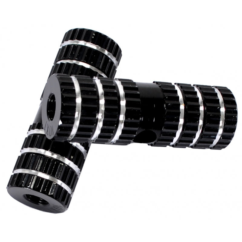 Coppia Pedane M10 in Alluminio Nere