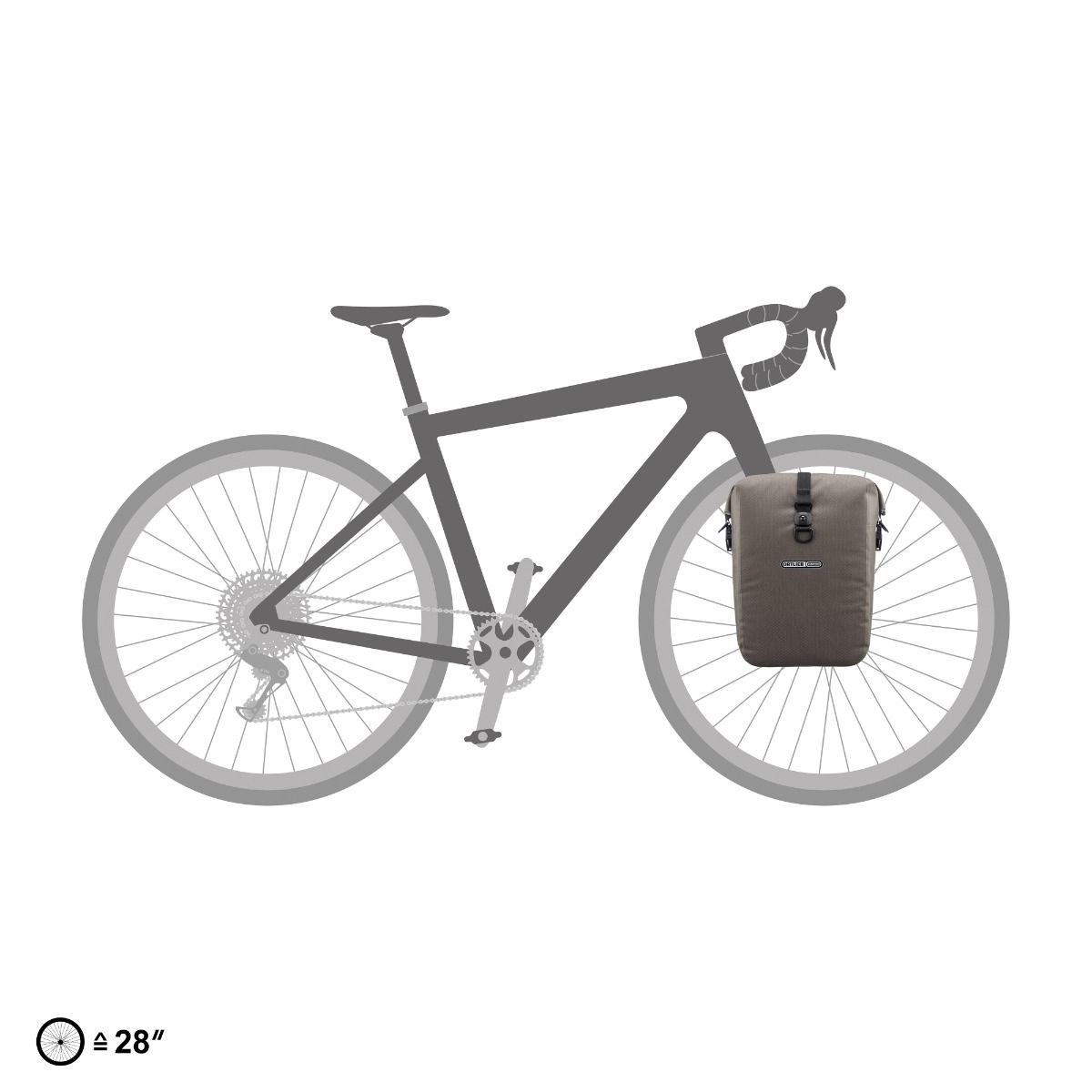 Paar Ortlieb Gravel-Pack Satteltaschen