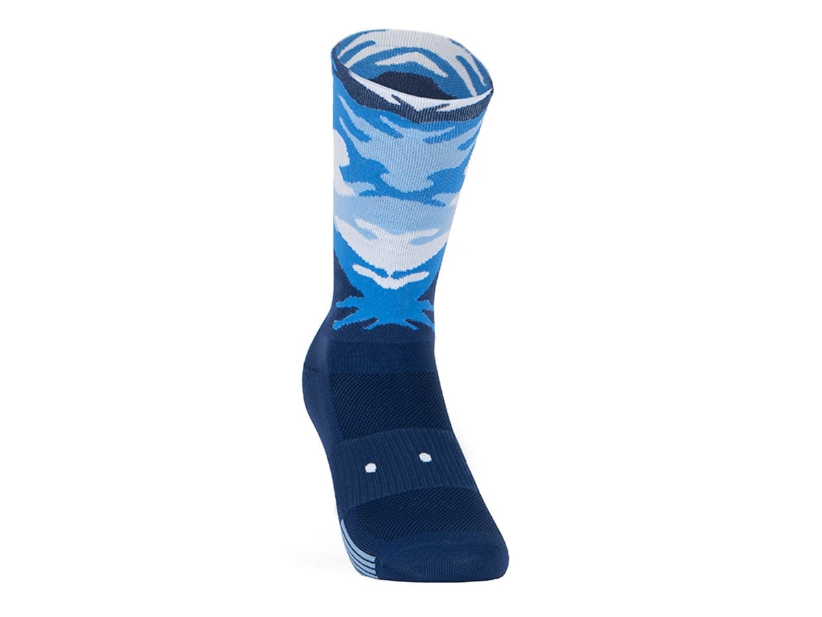 Paar PACIFIC & CO fietssokken - Camo Blue