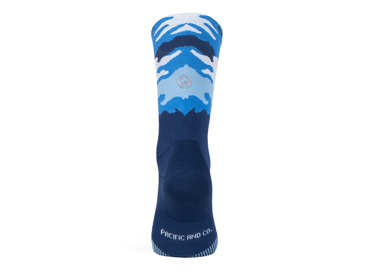 Paar PACIFIC & CO fietssokken - Camo Blue