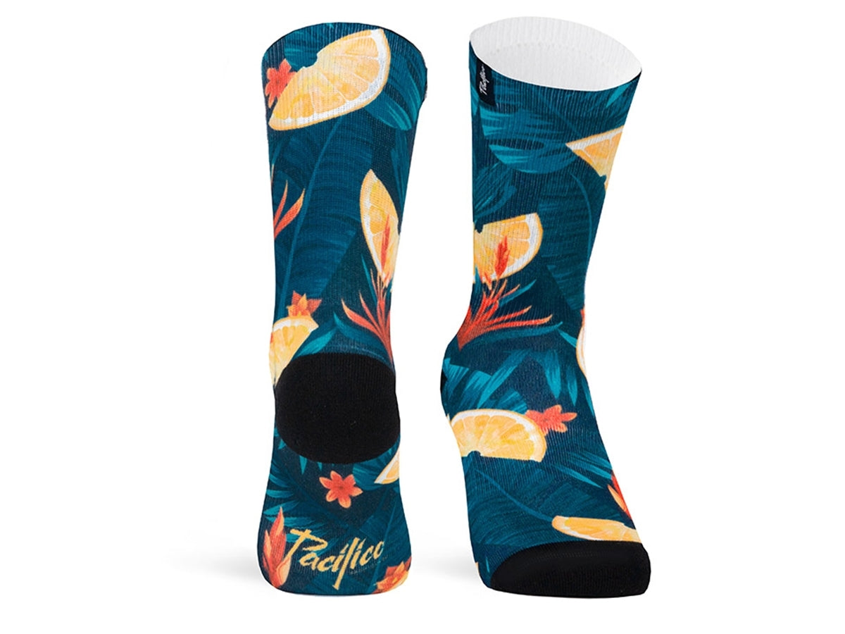Paar PACIFIC & CO fietssokken - Citrus