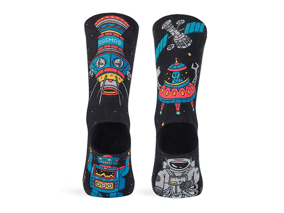 Pair of PACIFIC & CO cycling socks - Cosmic