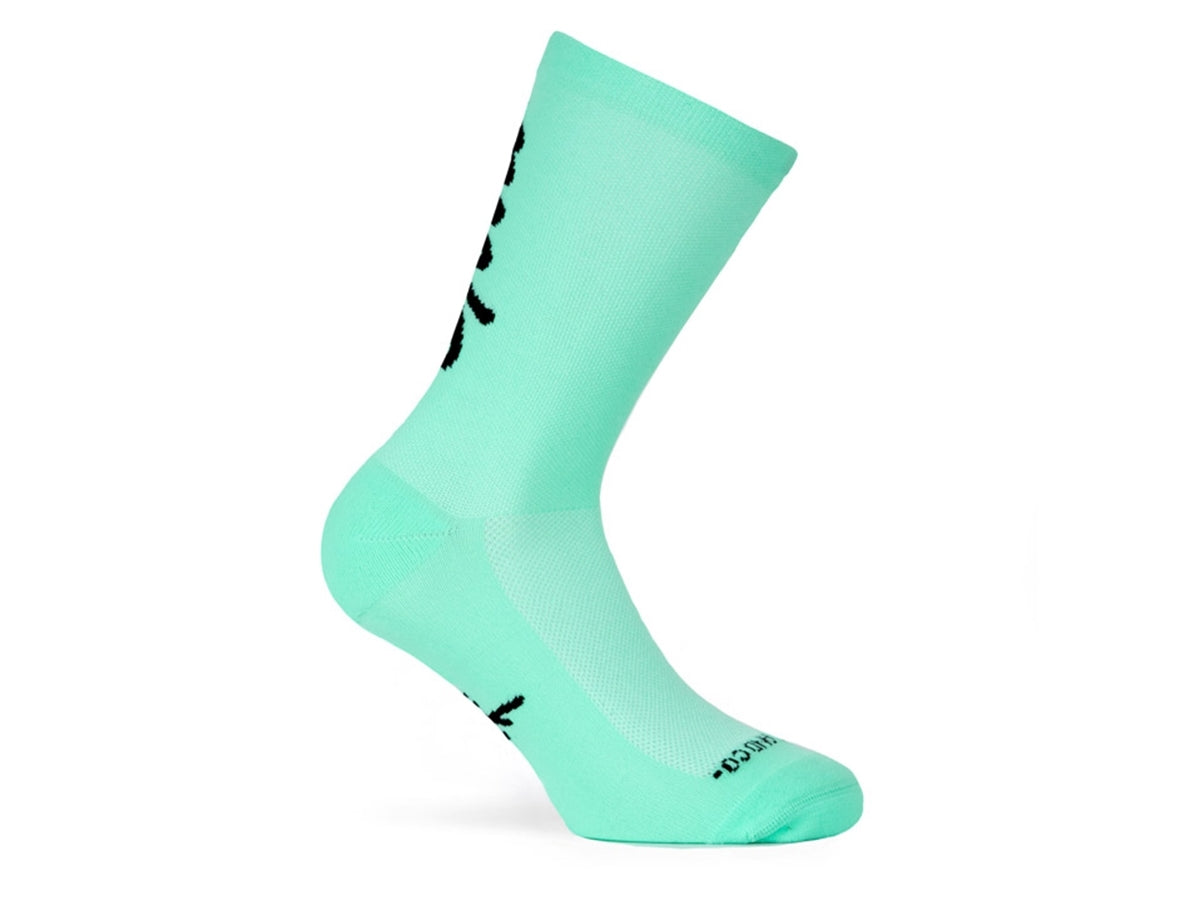 Paar PACIFIC & CO fietssokken - Good Vibes - Mint