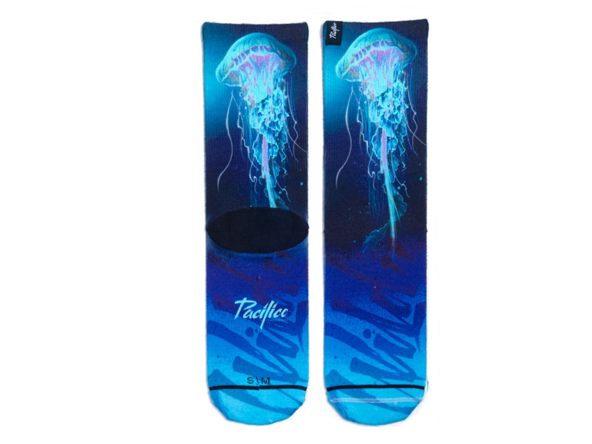 Paar PACIFIC & CO fietssokken - Jellyfish