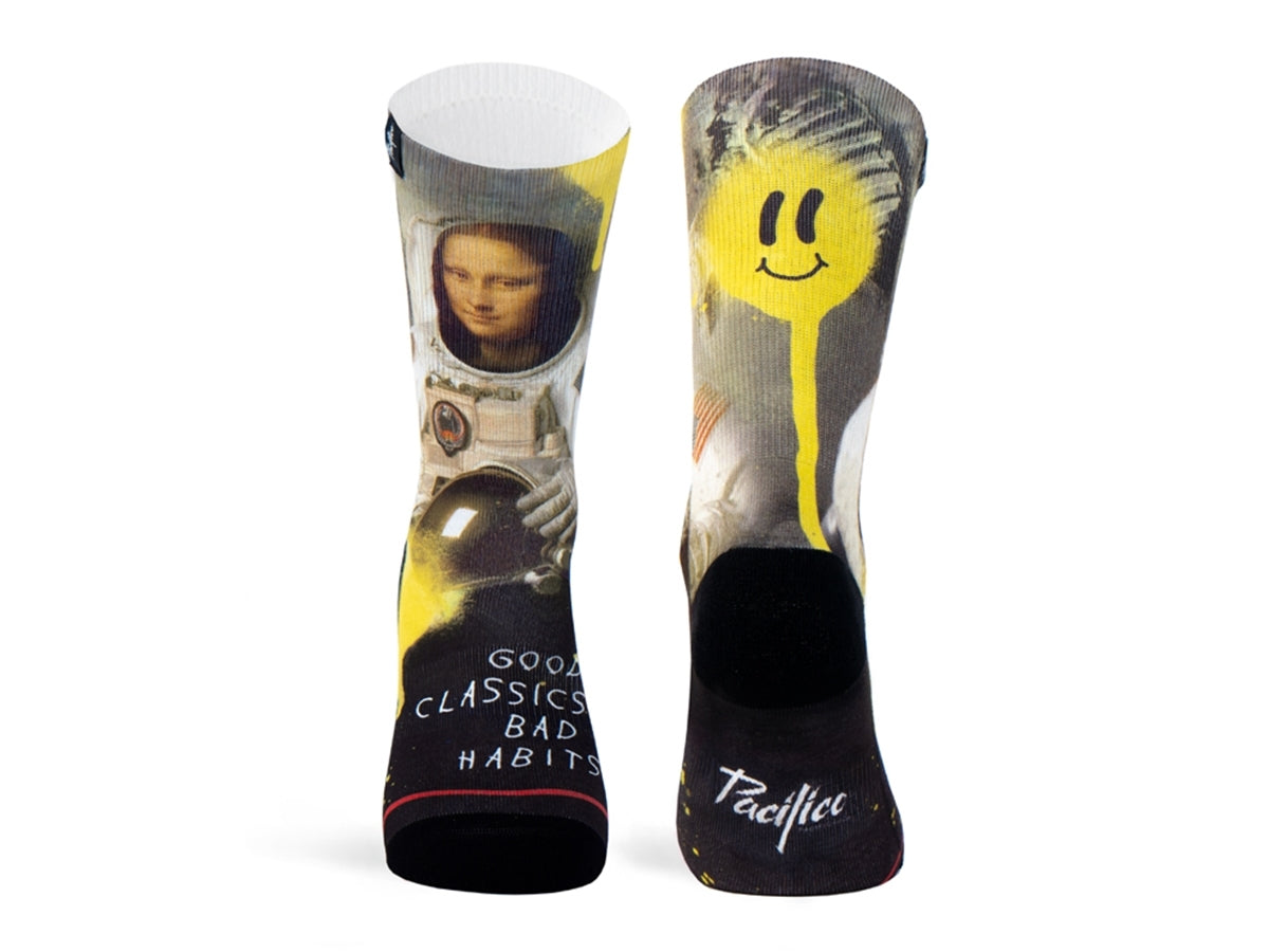 Paar PACIFIC & CO fietssokken - Moona Lisa
