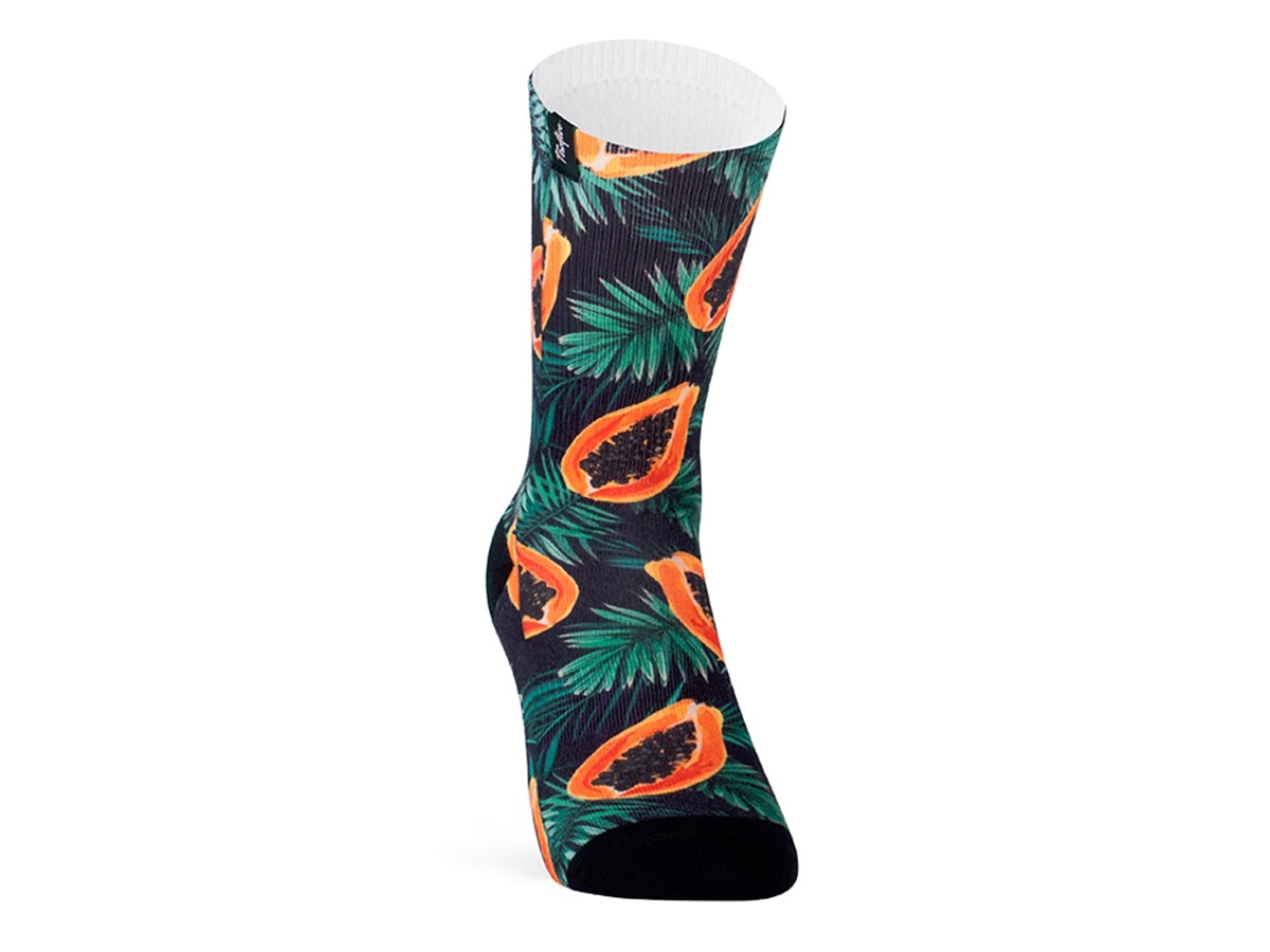 Paar PACIFIC & CO fietssokken - Papaya