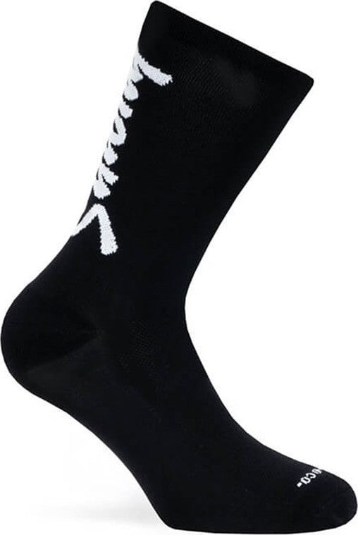 Pair of Pacific & Co cycling socks - Stay strong - Black
